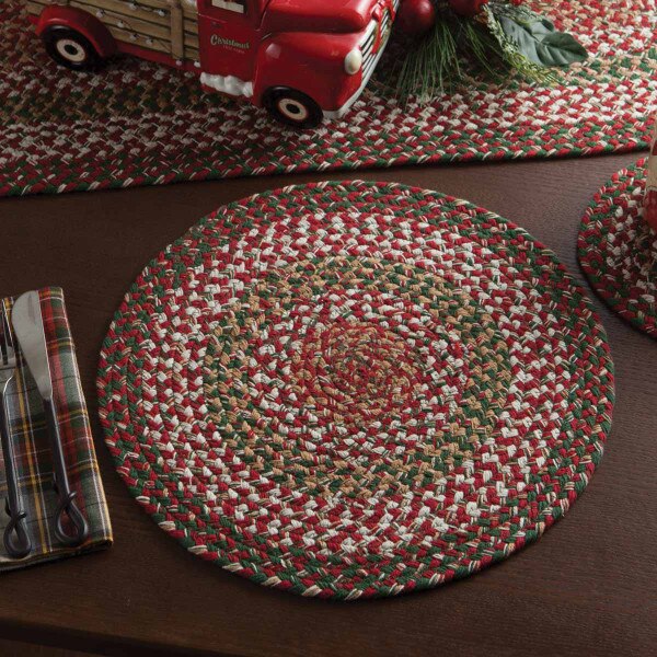 Holly Berry Braided Placemat | Park Designs